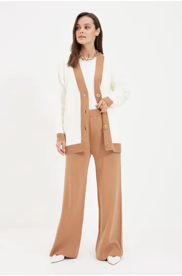 Two-Piece Set - Brown - Regular fit