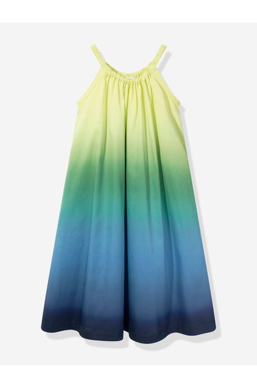 Casablanca Girls Gradient Dress in Green