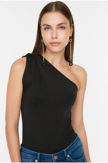 Bodysuit - Black - Slim fit