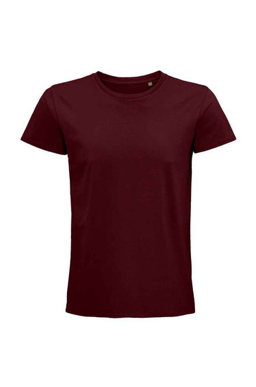SOLS Unisex Adult Pioneer Organic T-Shirt - Burgundy