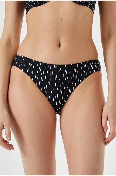 Graphic Print Bikini Bottoms
