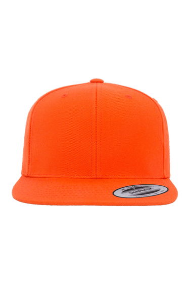 Yupoong Mens The Classic Premium Snapback Cap - Orange
