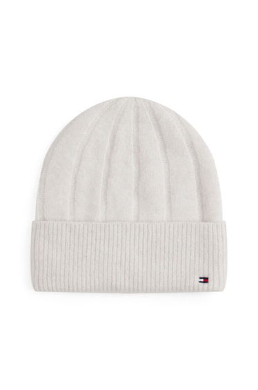 Th Box Set Flag Fluffy Beanie & Scarf Gp Grey Whisper