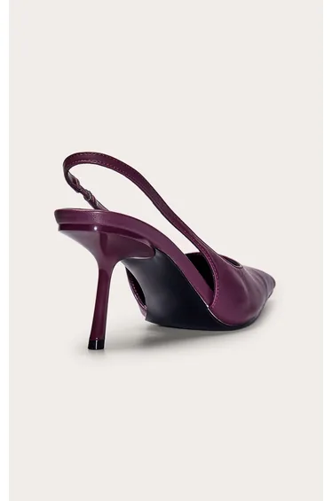 حذاء كعب عالي بريتي ليتل ثينق باللون الأرجواني