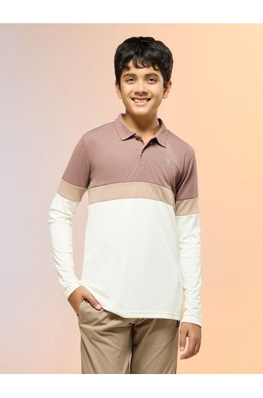 Teen Color Block Slim Fit Polo