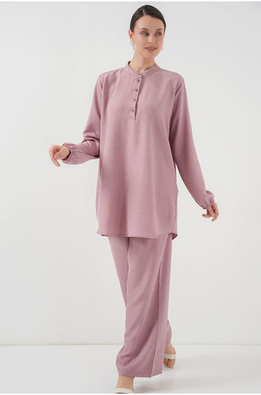 Linen Tunic Trousers Double Set
