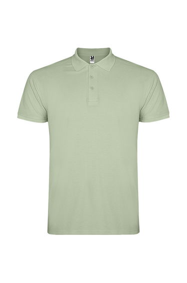 Roly Mens Star Short-Sleeved Polo Shirt - Mist Green