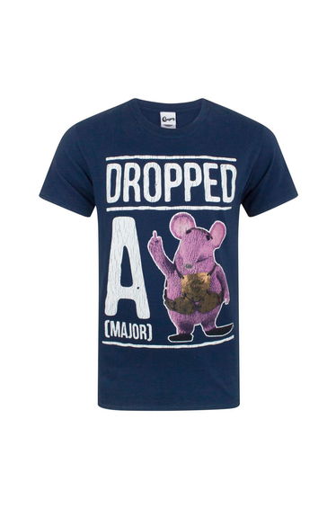 Clangers Mens Dropped A Major Clanger T-Shirt - Navy