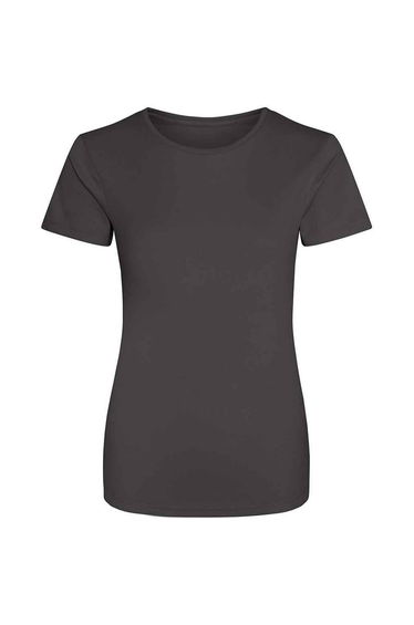 AWDis Just Cool Womens/Ladies Sports Plain T-Shirt - Charcoal