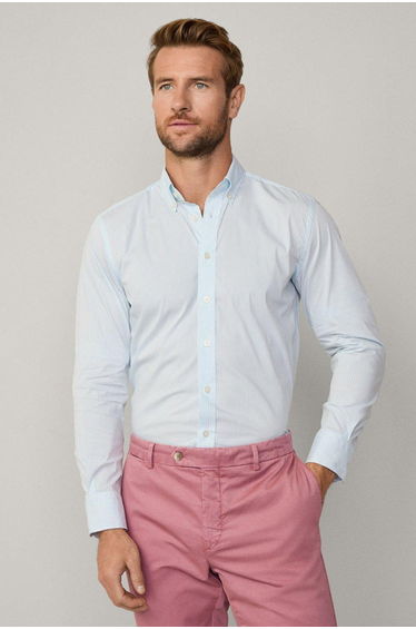 Essential Bengal Stripe Shirt Sky Blue