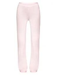 Pink Fine Knit Flared Legging - 4