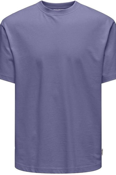 Organic Cotton T-Shirt in Loose Fit with Crew Neck
