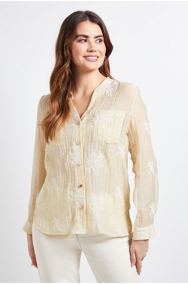 Embroidered Overhead Shirt