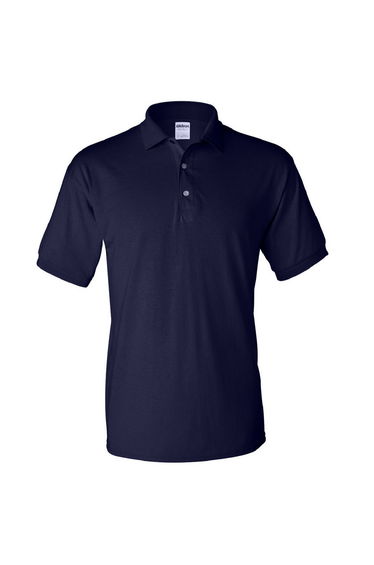 Gildan Adult DryBlend Jersey Short Sleeve Polo Shirt - Navy