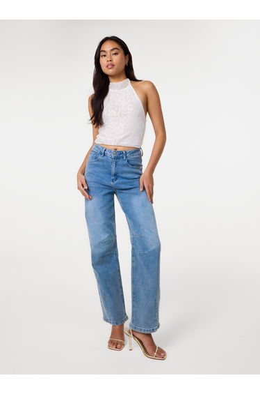 Lace Halter Neck Top