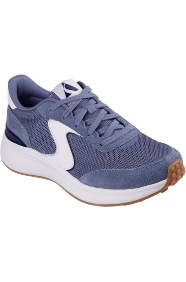 Skechers Womens/Ladies BLVD Retro Suede Trainers - Navy