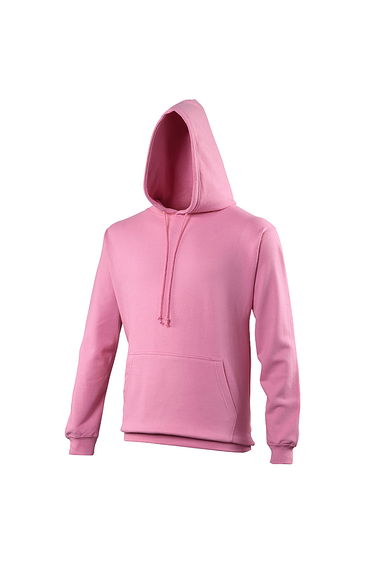 Awdis Unisex College Hooded Sweatshirt / Hoodie - Candyfloss Pink