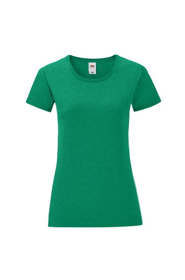 Fruit of the Loom Womens/Ladies Iconic 150 T-Shirt - Heather Green
