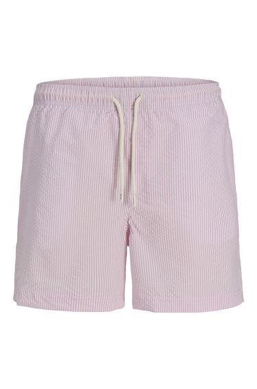 Striped Seersucker Swim Shorts