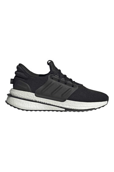 Adidas Mens X_PLRBOOST Suede Trainers - Black/Grey/White