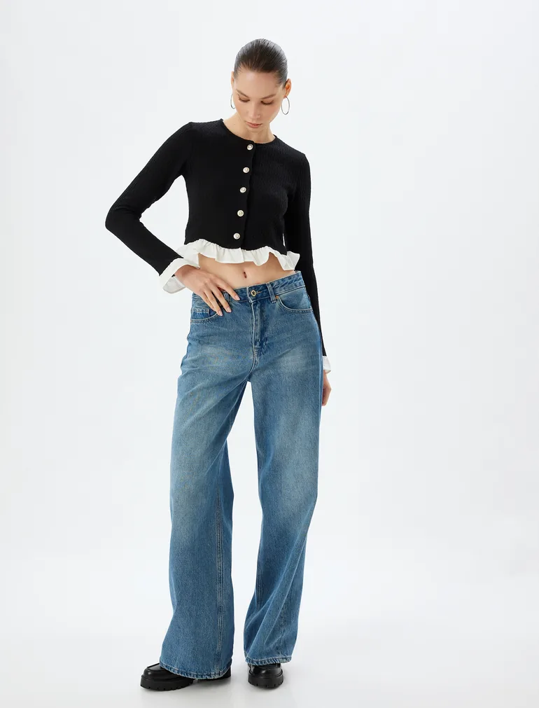 Crop Cardigan - 2