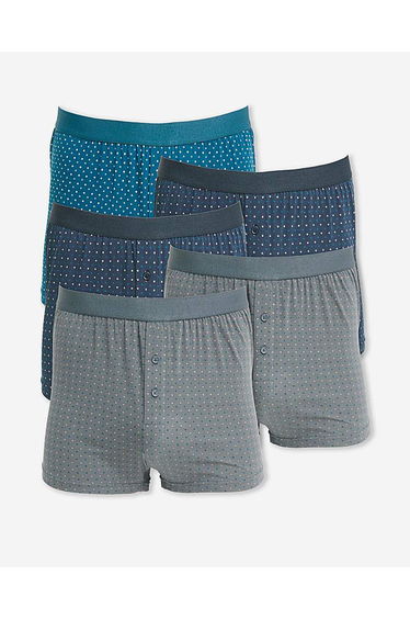 5 Pack Dot Loose Boxers