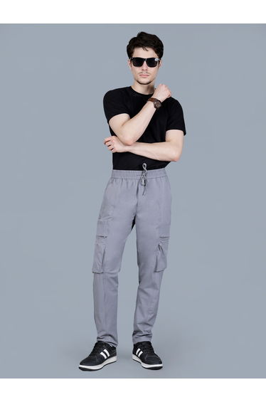 Men Zip Pocket Cargo Pants