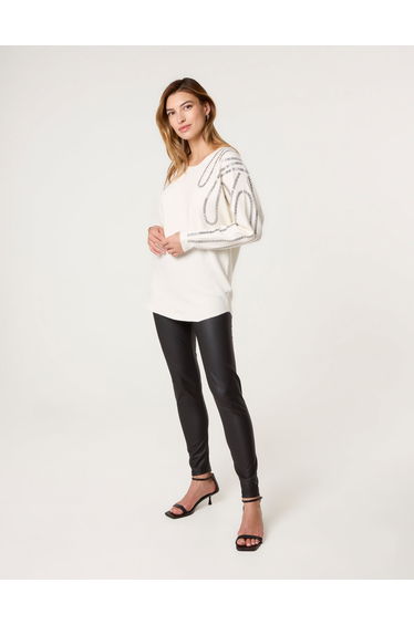 Embellished Shoulder Jumper