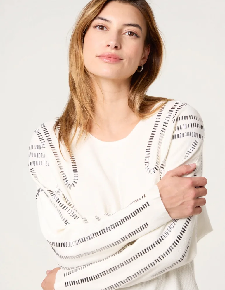 Embellished Shoulder Jumper - 1