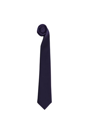 Premier Tie - Men Plain Work Tie - Navy