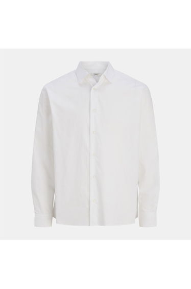 Men's Jack Jones Long Sleeve Shirt in White