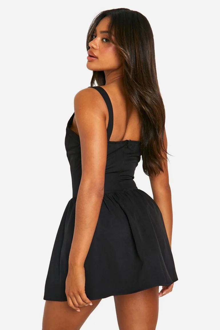 blue dress for baby girl Gothic Corset Lace Mini Dress| Alternative Goth Skater Dress for Women