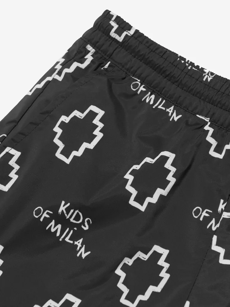 Boys Logo Print Swim Shorts - 2