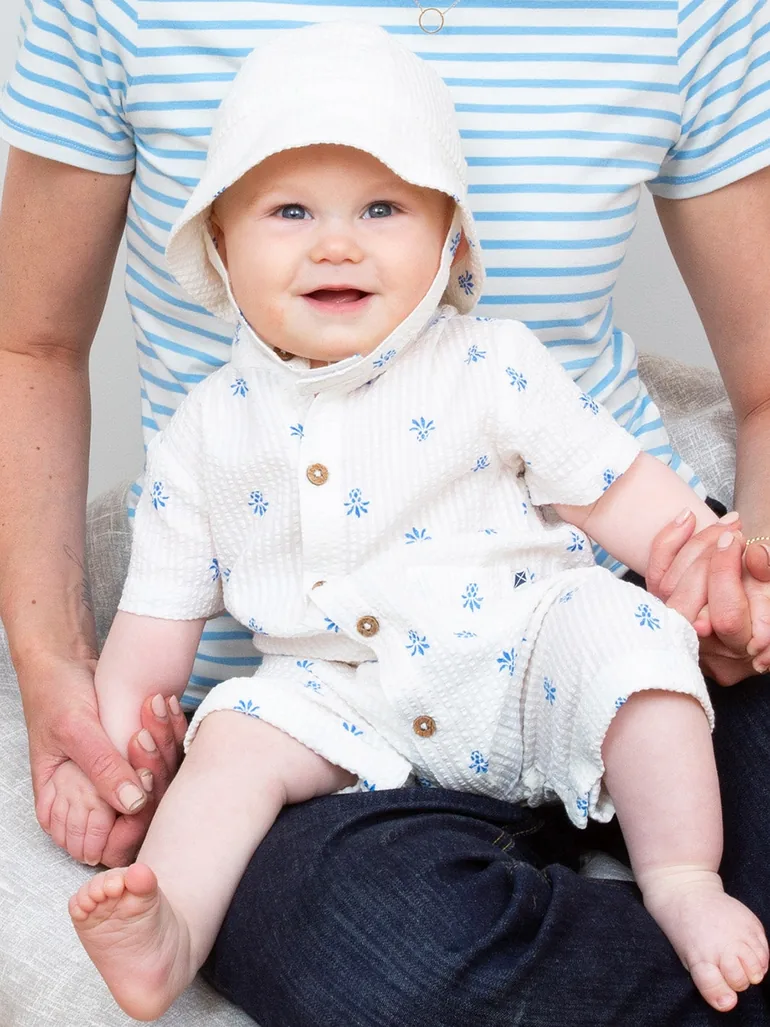 Pineapple Polka Sun Hat
