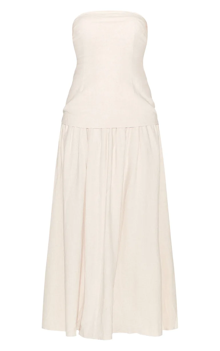 chinese dress ladies Krissy Cream Mesh Strapless Maxi Dress - US 8