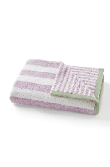 Dani Striped 100% Cotton Bath Towel