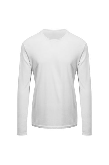 Ecologie Mens Erawan Organic Long-Sleeved T-Shirt - Arctic White