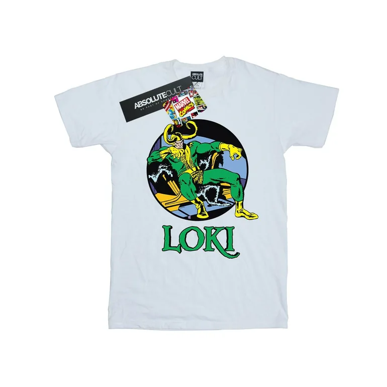 Marvel Mens Loki Throne T-Shirt - White - 1