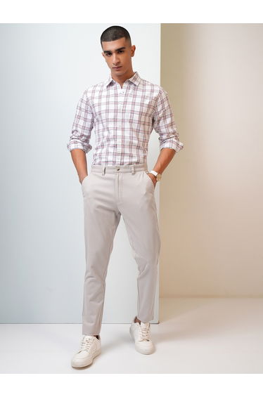 Mid Rise Regular Fit Chino Trousers