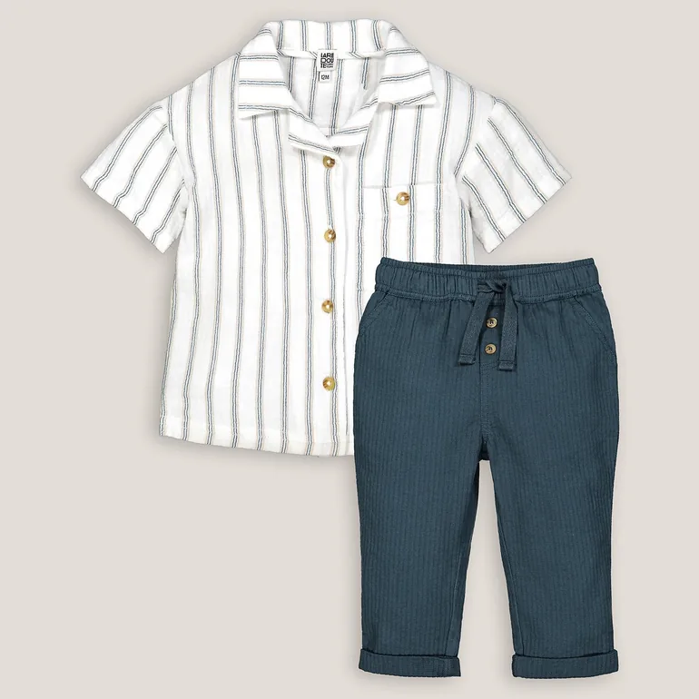 Cotton Shirt/Trousers Outfit - 2