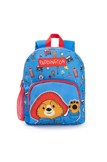 Paddington Bear Character Backpack - Blue/Red