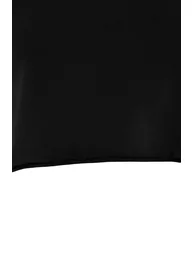 Black 100% Cotton Single Boat Neck Relaxed Knitted T-Shirt - 2