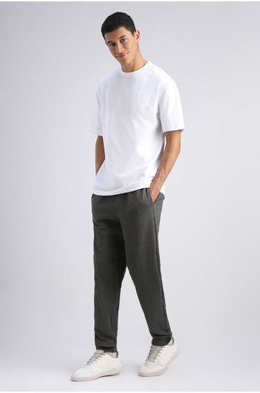 Drawstring Cuffed Sweat Jogger Pants