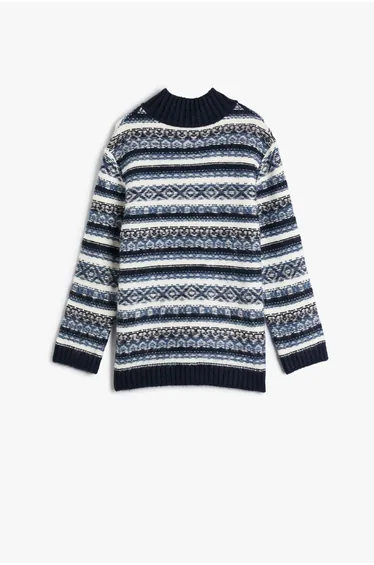 سويتر ولادي - أزرق