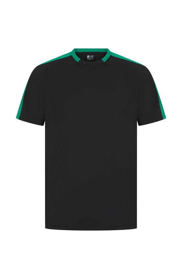 Finden and Hales Unisex Team T-Shirt - Black/Emerald