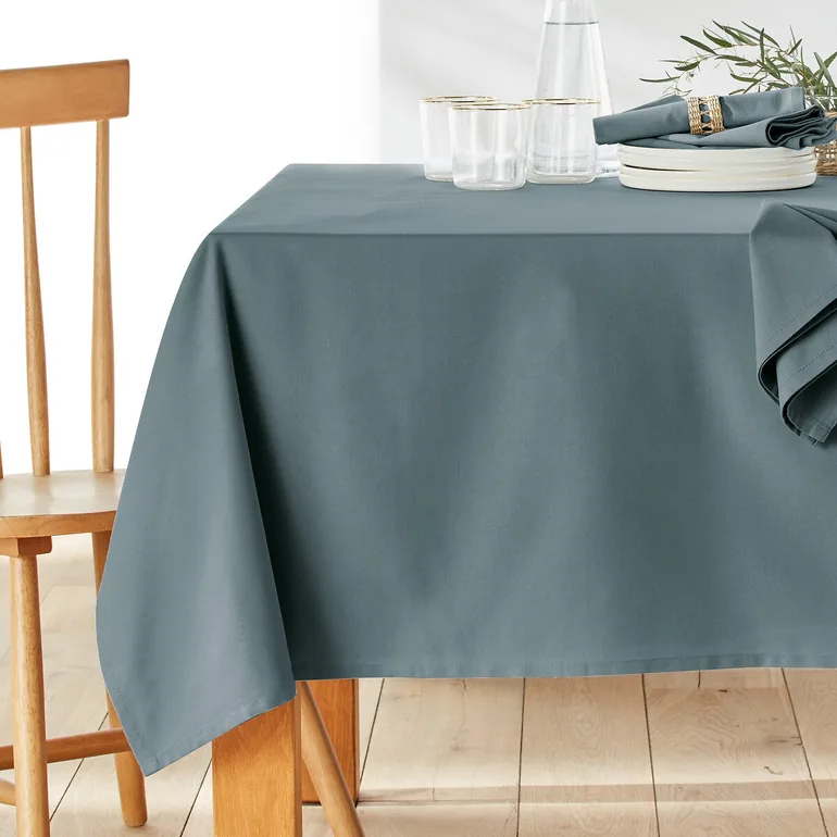 مفرش طاولة قطن مضاد للبقع - 1