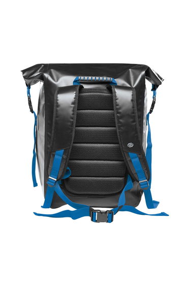 Stormtech Kemano Backpack - Black/Graphite/Azure Blue