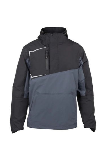 Dickies Mens Generation Overhead Contrast Waterproof Jacket - New Grey/Black