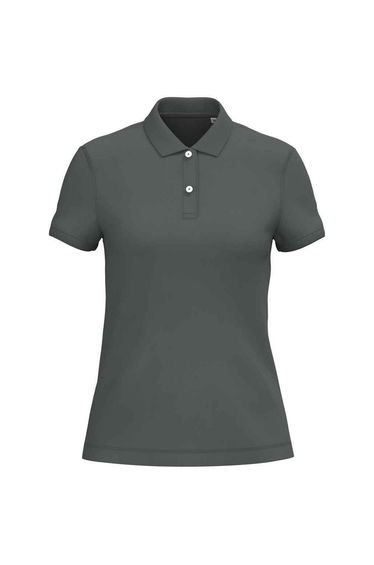 Native Spirit Womens/Ladies Pique Polo Shirt - Iron Grey