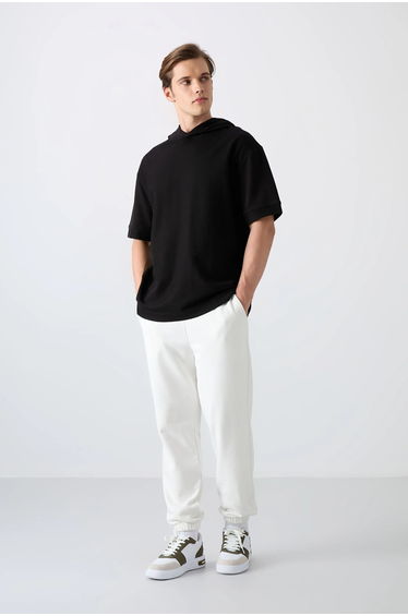 TOMMY Oversized Hooded Short-sleeve T-shirt